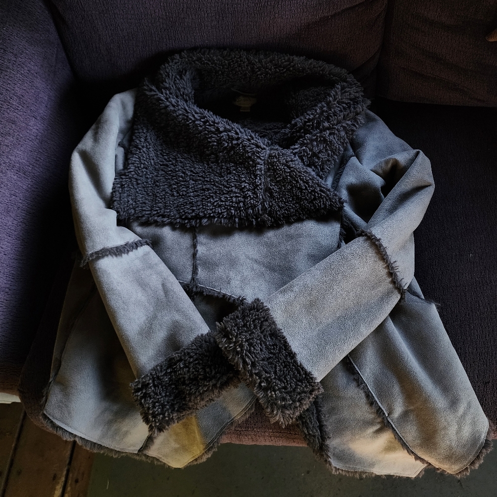 Rd style Grey sherpa jacket